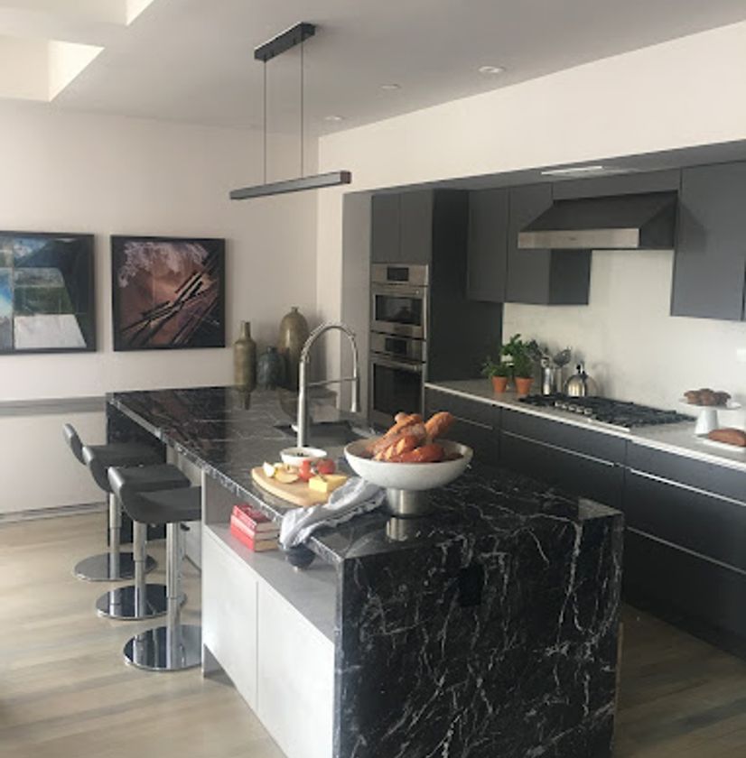 kitchen
						renovation with stone work
